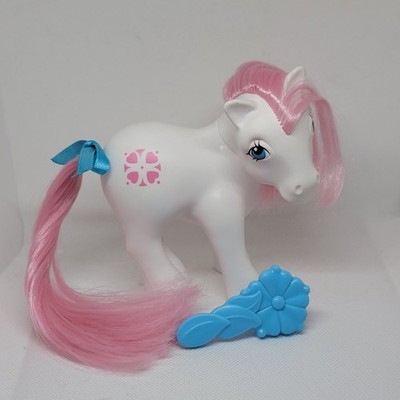VINTAGE 1983 My Little Pony G1 SUNDANCE w/ Original Brush + Repro Tail Ribbon