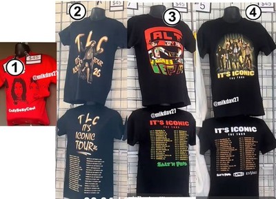 TLC Salt-N-Pepa It's Iconic Tour Merch reprint