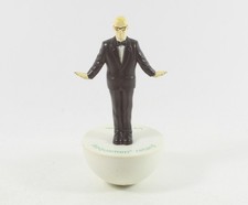 Stehauf Männchen == Mann auf Sockel Werbefigur Reklame Maskottchen 14 cm