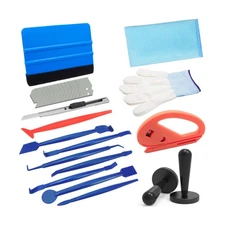 Spanno Vinyl Wrap Tool Kit with Vinyl Squeegee, Edge Trimming Tools, Gloves &...