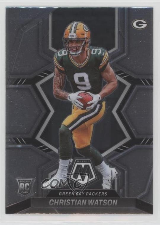 2022 Panini Mosaic Rookies Christian Watson #327 Rookie RC 0nr3