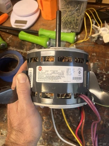 Used US Motors K55HXHFZ-8638 1/3 HP 115V 4-Speed Furnace Blower Motor – Tested