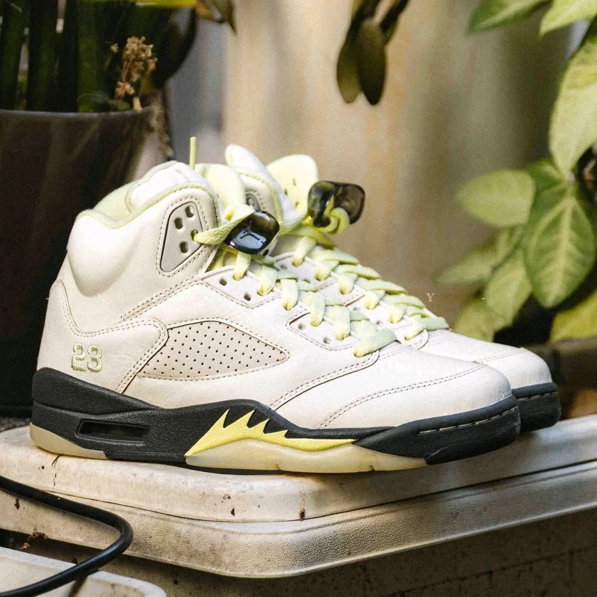 Jordan 5 Retro Luminous Green W for sale | eBay