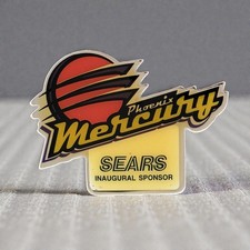 Vintage Phoenix Mercury Lapel Pin Sears Inaugural Sponsor WNBA Basketball