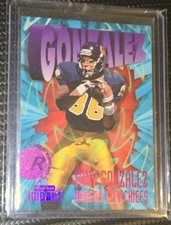 TONY GONZALEZ 1997 Skybox Impact Chiefs HOF Rookie card RAVE Parallel #ed /150
