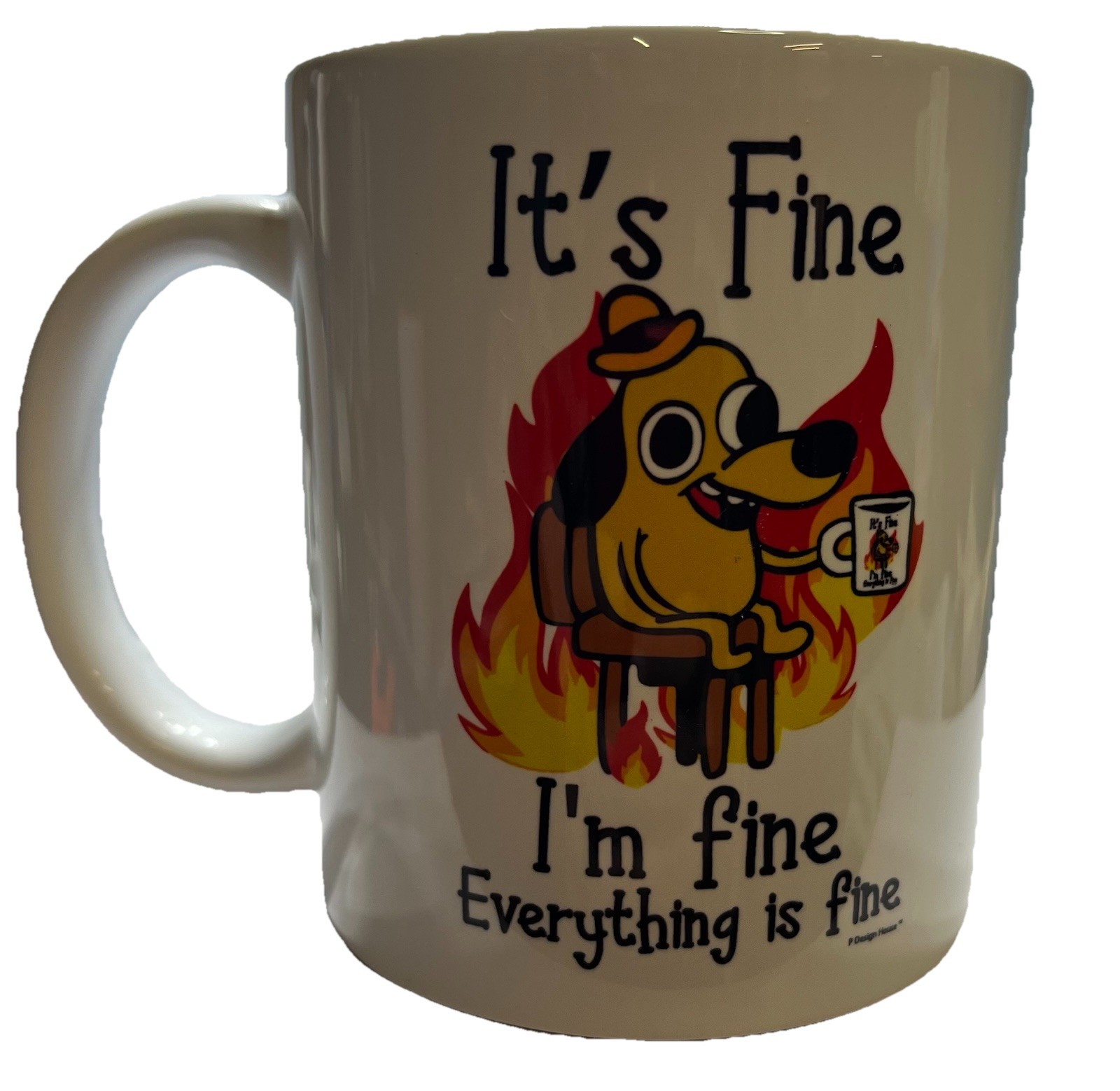 It's Fine I’m Fine Everythings Fine 11oz Coffe Cup White New
