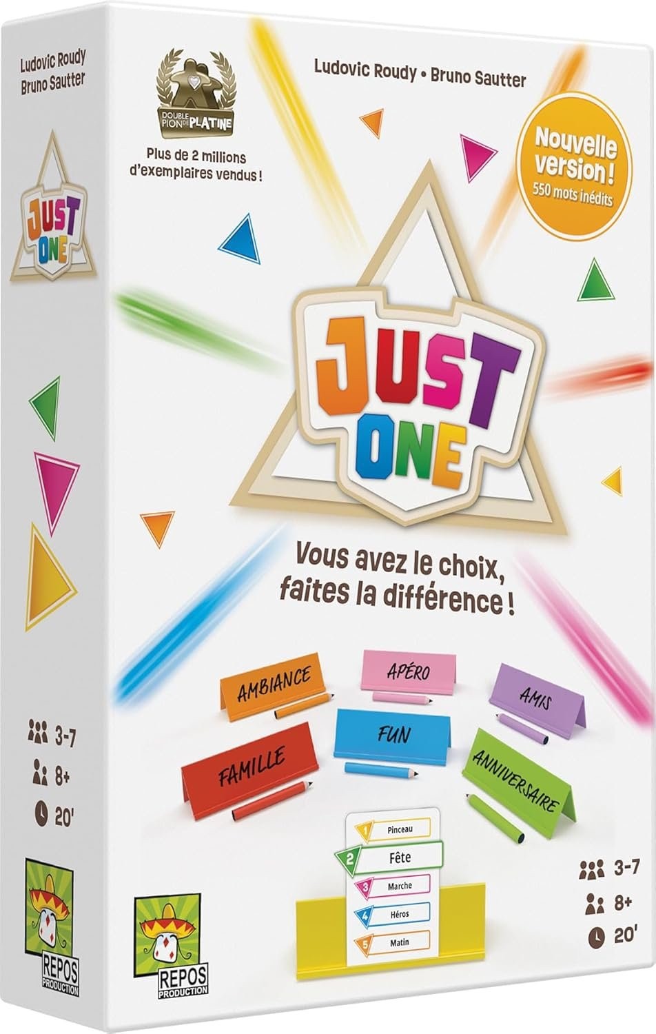 Just One Refresh jeu de société idéal pour animer vos apéros entre amis et en famille
