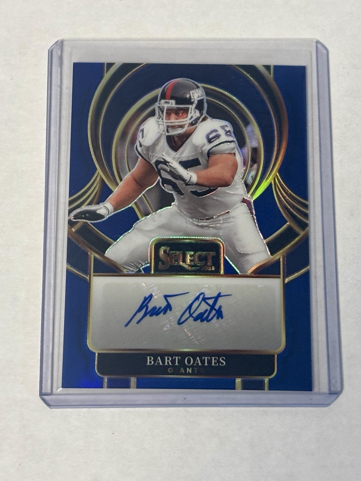 2025 Panini Select - Select Signatures Bart Oates #SIP-BOA Blue Prizm /99 (AU)