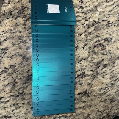 Azzaro Chrome AQUA  Eau de Toilette 0.04fl.oz/ 1.2ml SET OF  20Pcs.