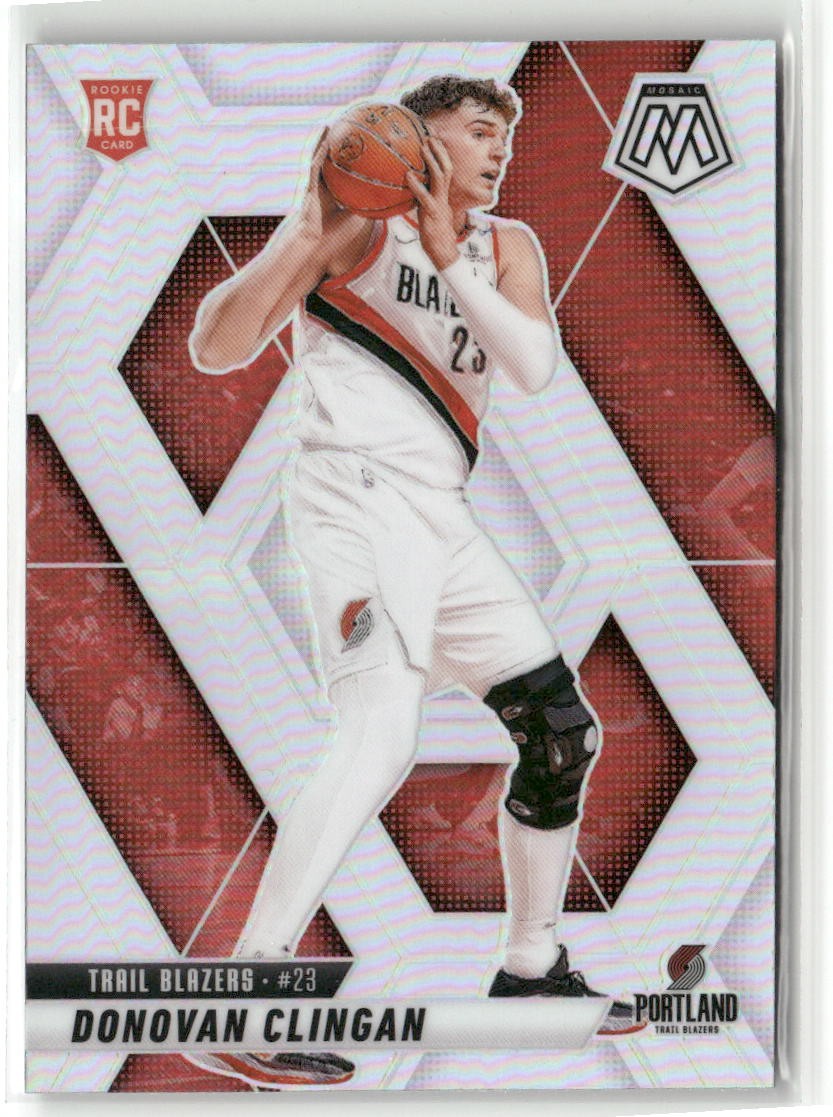 2024-25 Panini Mosaic #246 Donovan Clingan Silver