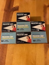 Sylvania Projector Lamp Bulb ELE Quartz Try-Beam 80 W 30V 20 HRs Lot Of 7 2 
