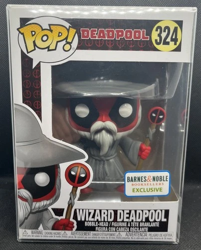 Funko Pop! Vinyl: Marvel - Wizard Deadpool - Barnes and Noble (Exclusive) #324