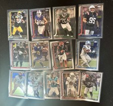 (13) 2025 Topps Chrome Football Base Lot (Vets, RC)