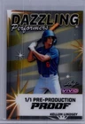 Kellon Lindsey Leaf Baseball 1/1 Pre Production Proof