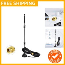 Powerful 9dBi Dual Band RP-SMA WiFi Antenna   Perfect for Surveillance Systems