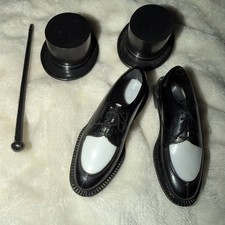 Set Of Vintage  2 TOP HAT S, CANE , And Shoes...