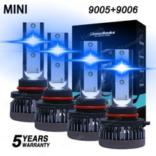 Mini Combo 90059006 Led Headlights Fog Light Kit 8000k Blue High Low Beam Bulbs Mini Combo 90059006 Led Headlights Fog Light Kit 8000k Blue High Low Beam Bulbs