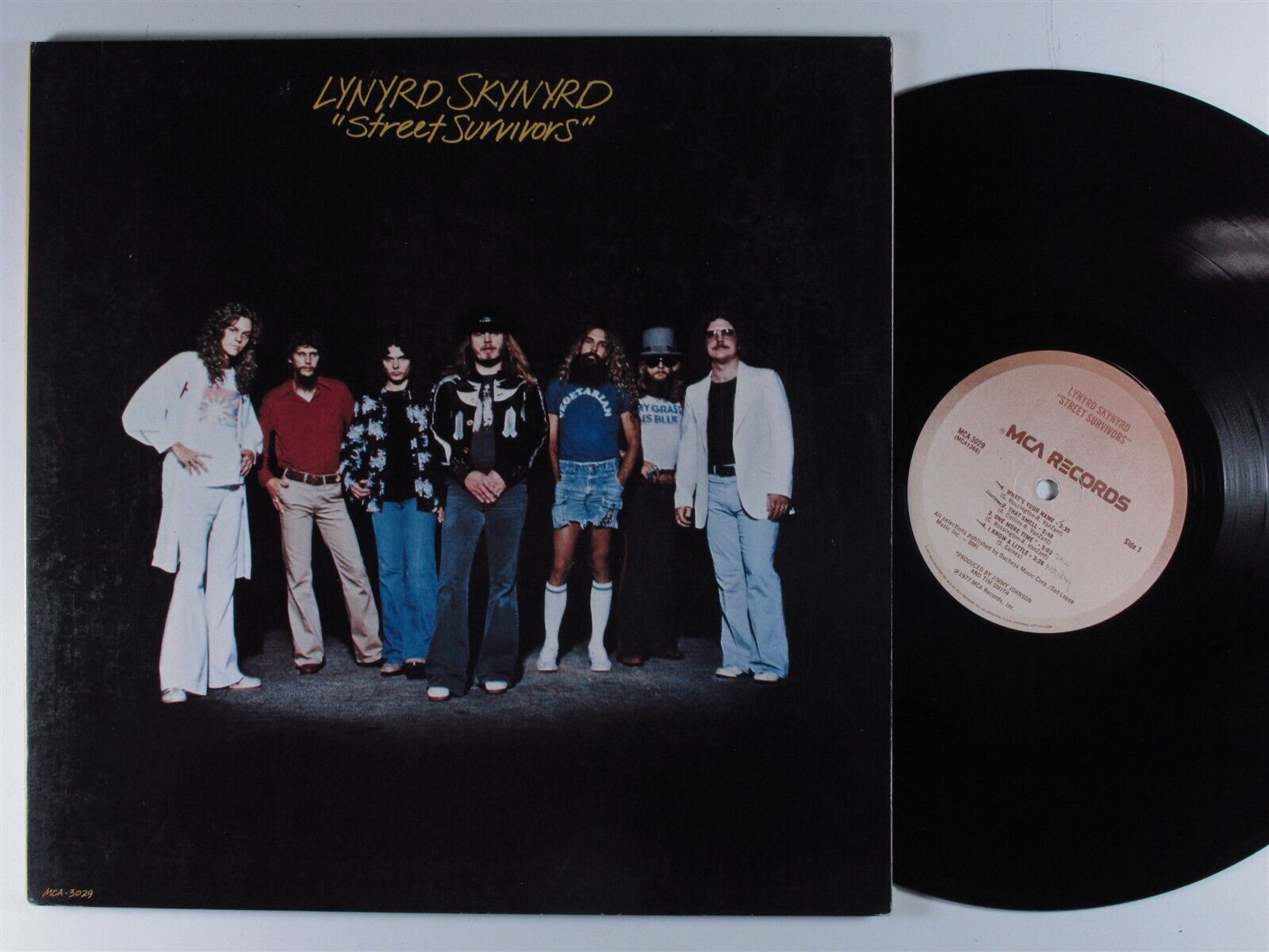 LYNYRD SKYNYRD Street Survivors MCA LP VG+ gatefold with insert n