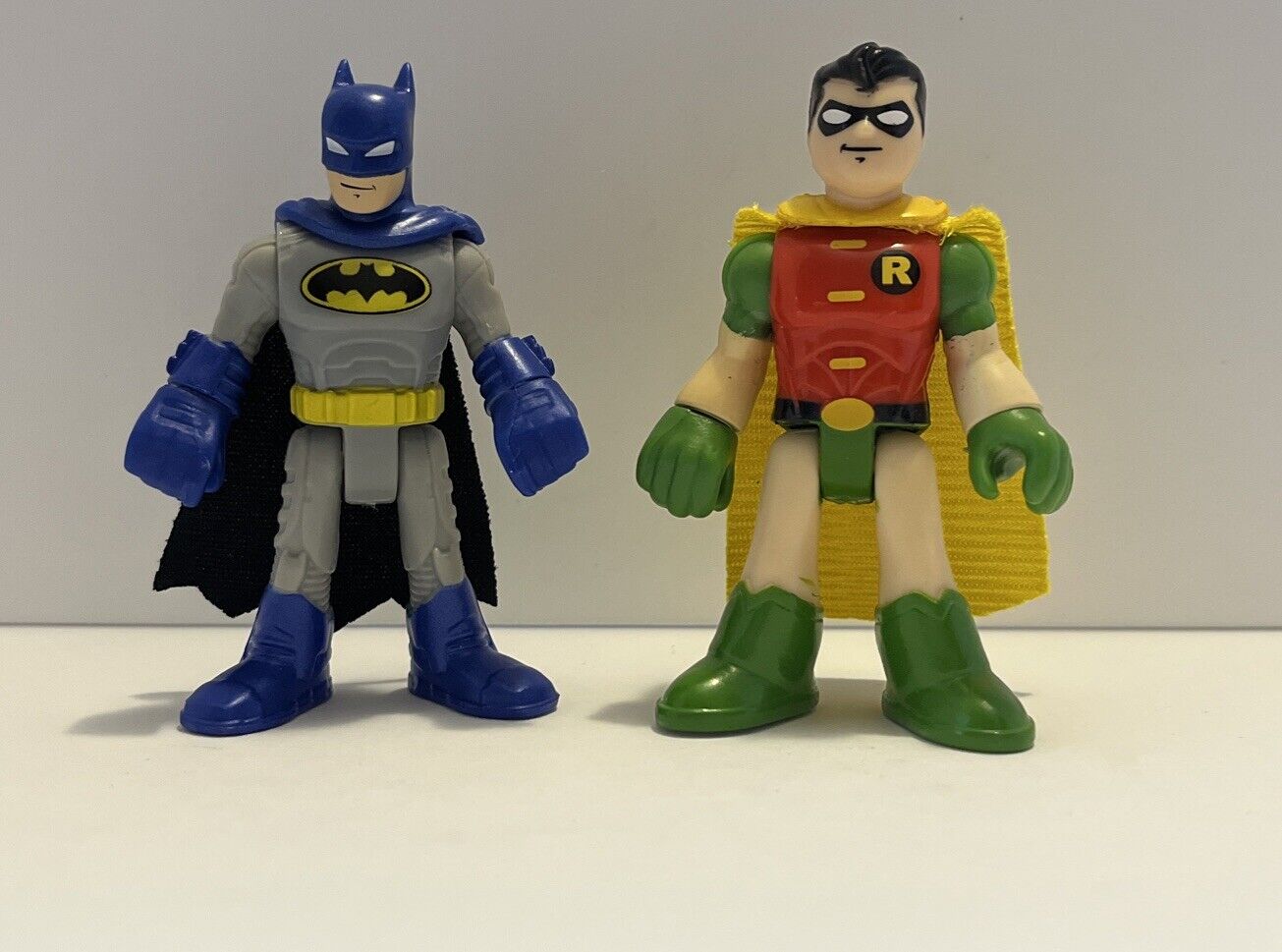 DC super friends Batman and Robin 3 inch figures