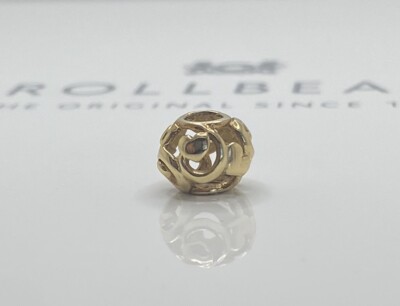 Trollbeads 18K Yellow Gold First Signs Bead | eBay