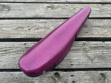 BICYCLE BANANA SEAT PURPLE METAL FLAKE FITS SCHWINN AMF SEARS HUFFY & OTHERS NOS
