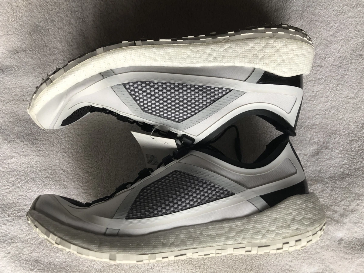NWT Adidas Stella Mccartney x Pulseboost HD White Black Size 6.5