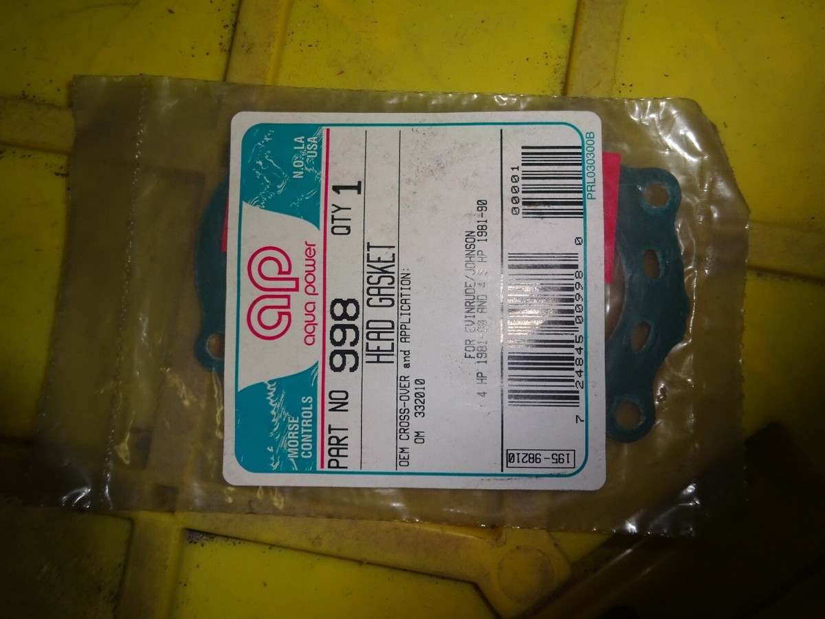 Cylinder Head Gasket 0332010 Mallory Aftermarket Johnson Evinrude ...