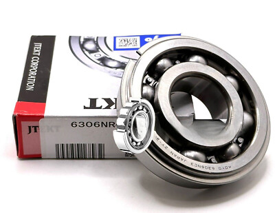 NEW 6306 NR C3 KOYO BALL BEARING,  SNAP RING 30x72x19mm