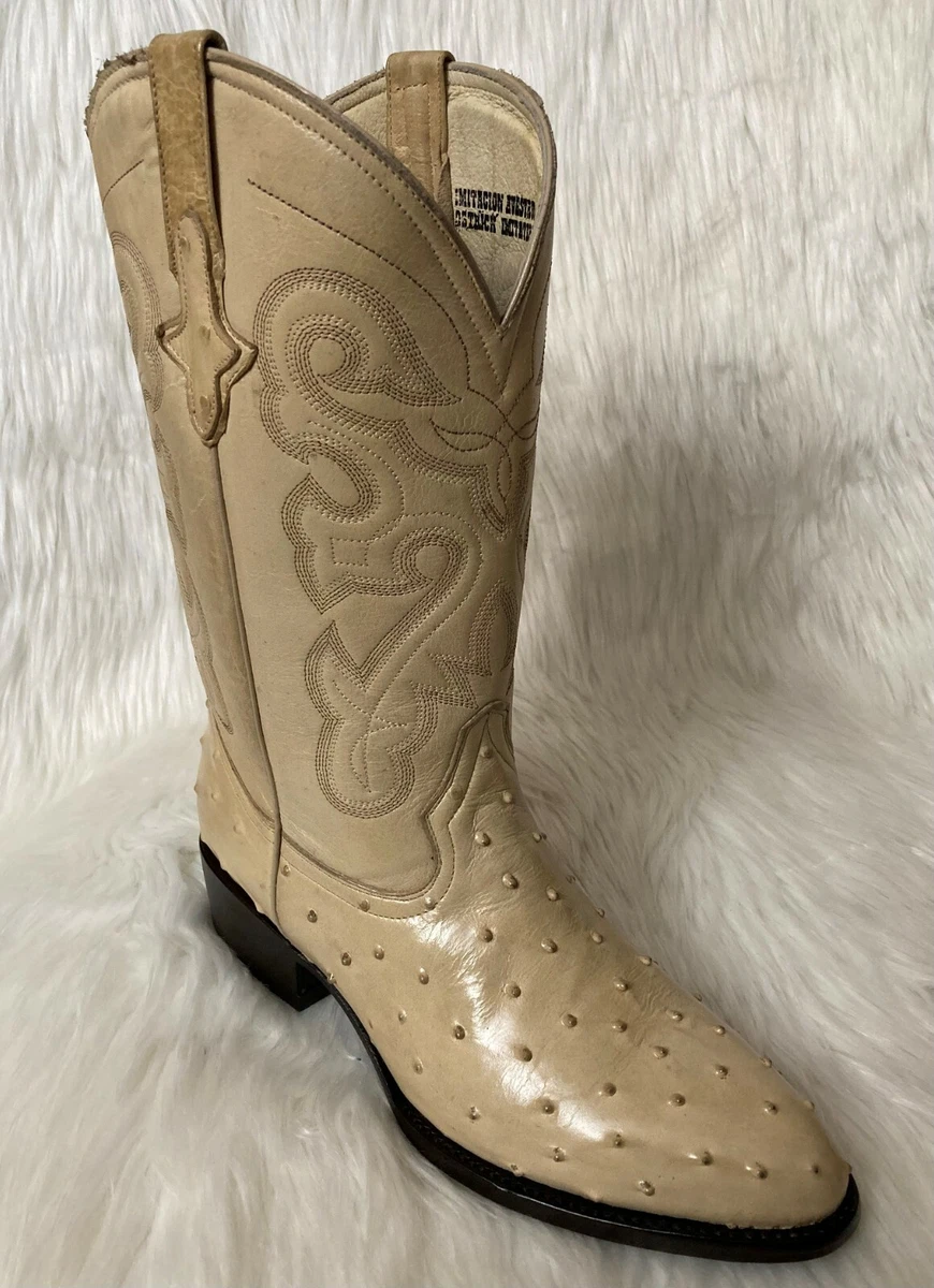 Fake ostrich boots cheap