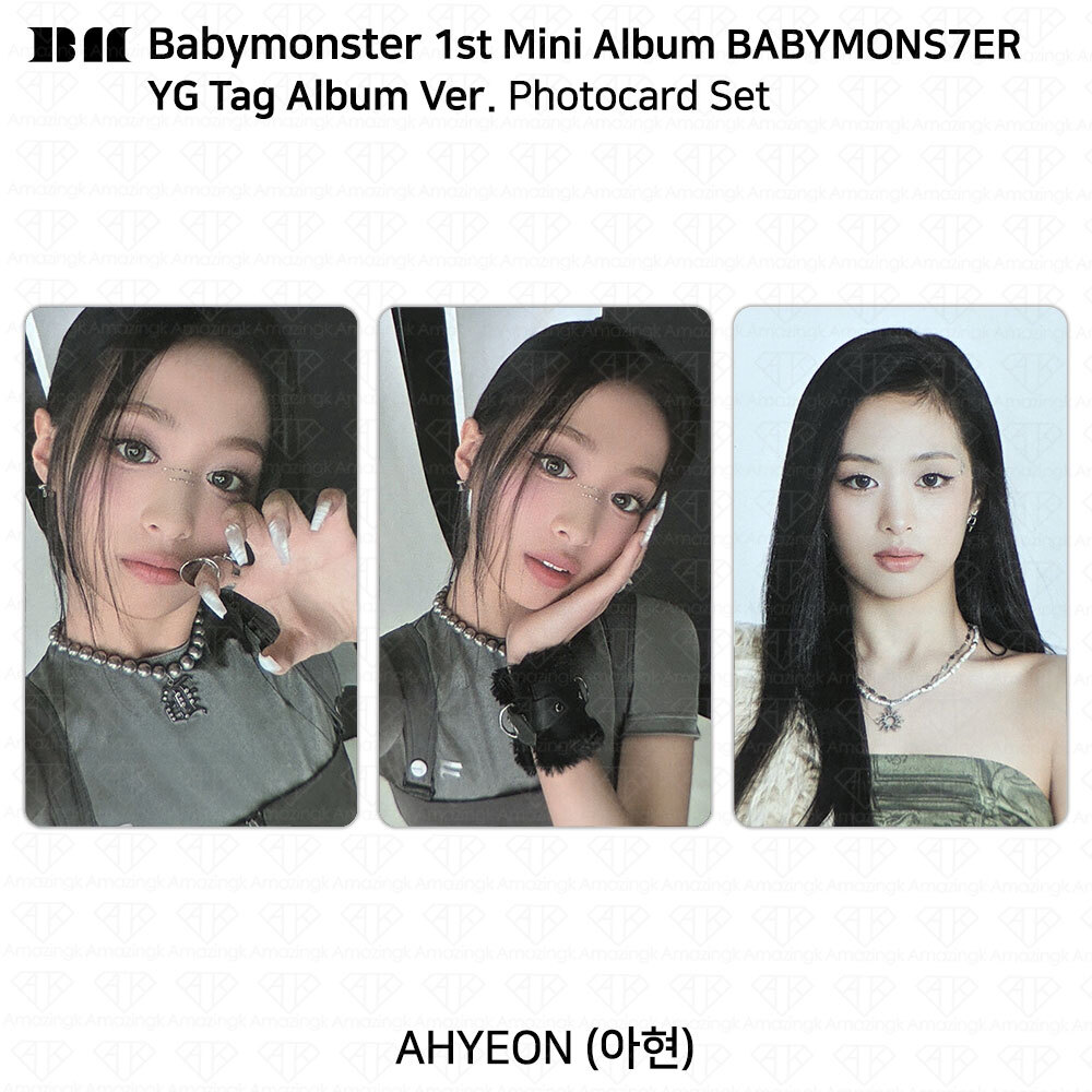 BABYMONSTER 1st Mini Album BABYMONS7ER Official Photocard Ahyeon