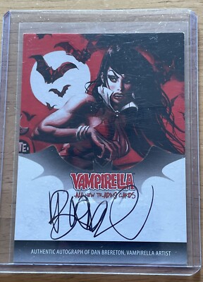 Vampirella Autogrammkarte. Dan Brereton V2A-DB-B Breygent Marketing Inc 2012