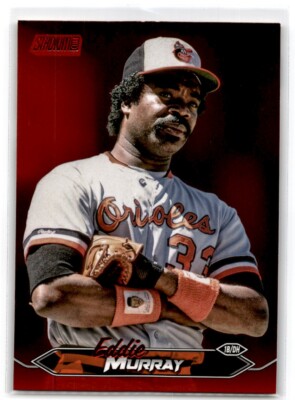 2024 Topps Stadium Club Red Parallel Eddie Murray Baltimore Orioles #54