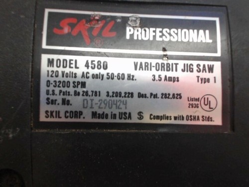 SKIL 4580 JIGSAW (ASA041062) | eBay