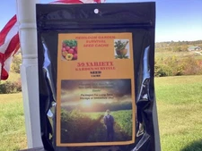 22,000+ Heirloom Vegetable Seeds.Emergency Survival/Garden Seed Cache 50 Variety