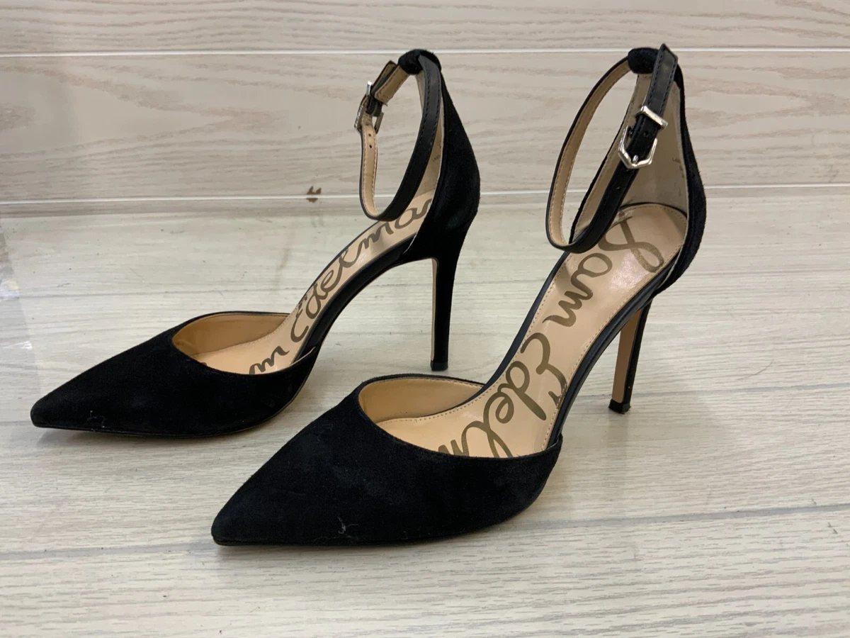 Ankle Strap Black High Heels Shoes Woman Pumps Pointed Toe Talon Femme  Scarpin Party Office Formal Shoes Stilettos Ladies Shoes From Hangzhoukk,  $65.61 | DHgate.Com