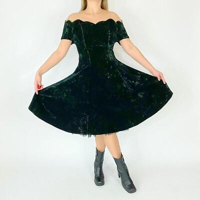 slim fit dress slacks Velvet Gradient Printed Dress with Lace and Ruffle Details