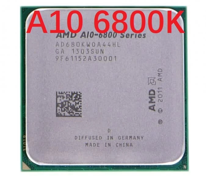 AMD Computer Processors (CPUs) AMD A10-6800K Processor Model for