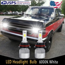 9004 HB1 LED Headlight For Ford F-150 F-250 F-350 1987-1991 High Low Beam BF