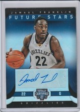 JAMAAL FRANKLIN 2014 Totally Certified 20/25 AUTO GRIZZLIES