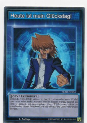 Yu Gi Oh Heute ist mein Glückstag! - SBAD-DES04 - SR - Speed Duel