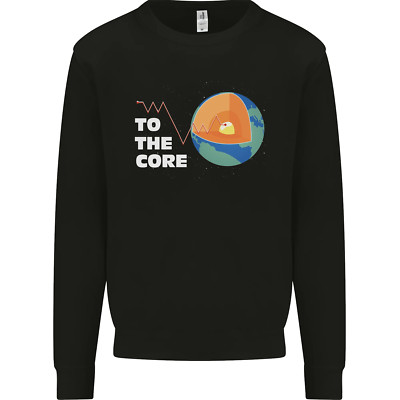 To The Core Climate Change ECG Herzschlag Herren Sweatshirt Pullover