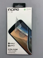 Incipio Moto g4 Moto M4De Ultra Clear Screen Protector 2 pack