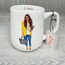 Nwt rongrong devoe teacher coffee cup mug / teacher present
