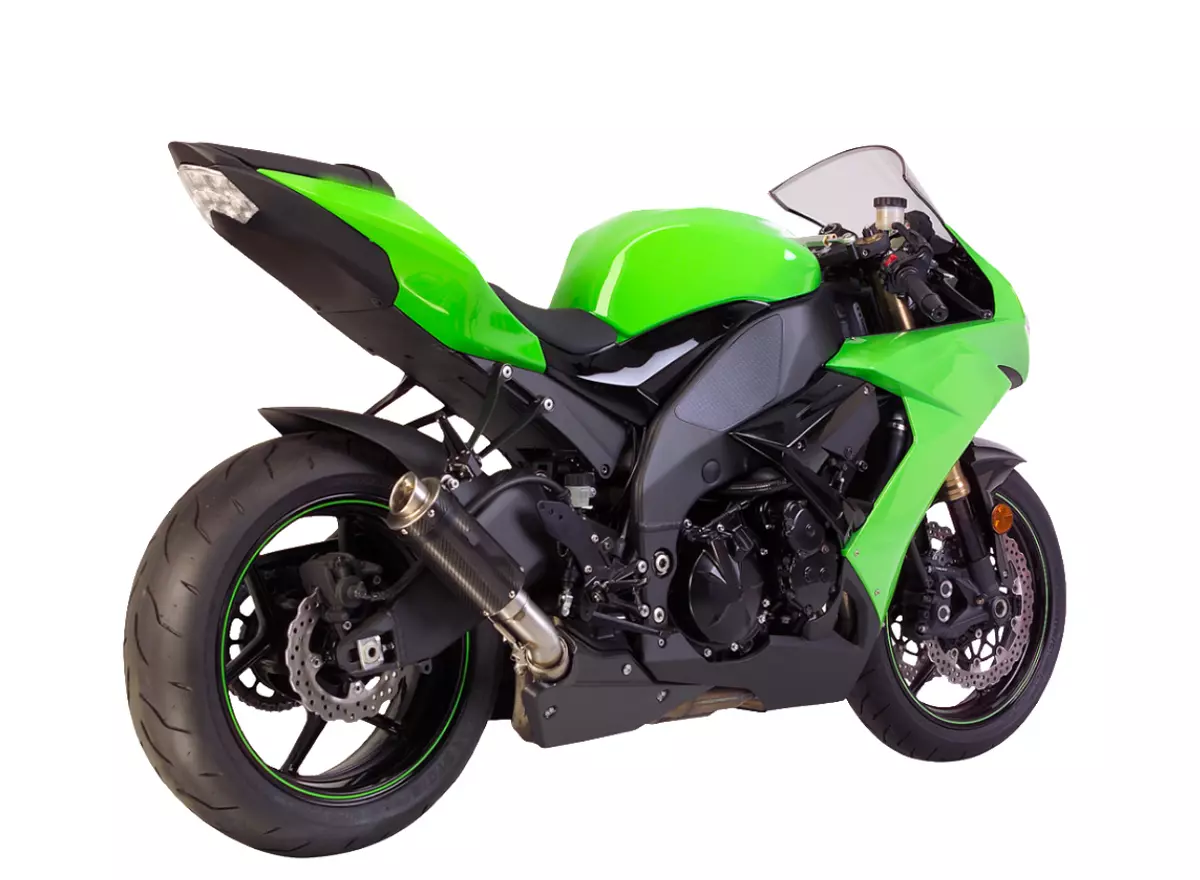Black Green Fairings for Ninja ZX1000E ZX1000F 2008 2009 2010