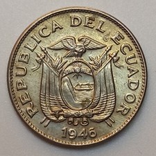 1946 Ecuador 20 Centavos