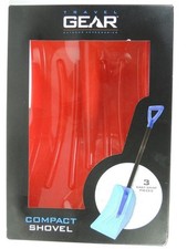 Compact Red Shovel by Travel Gear w/3 Easy-Snap Pieces Perfect for Car