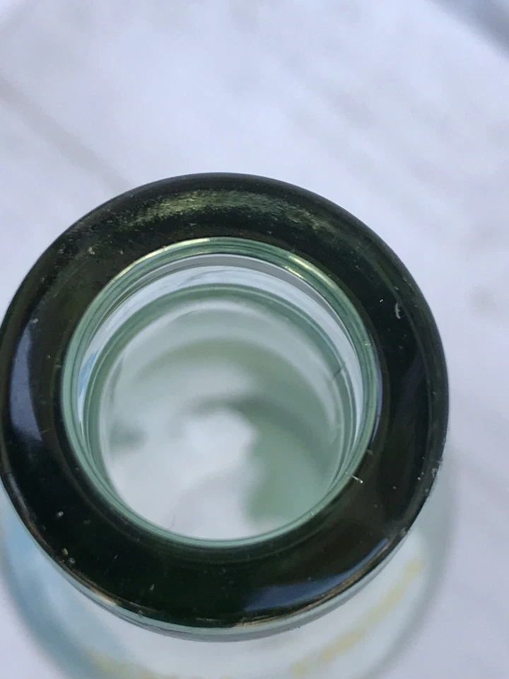 Garrafa de cola vintage ROYAL CROWN "RC" 1936 12 oz pirâmides vidro claro ACL - Imagem 4 de 4