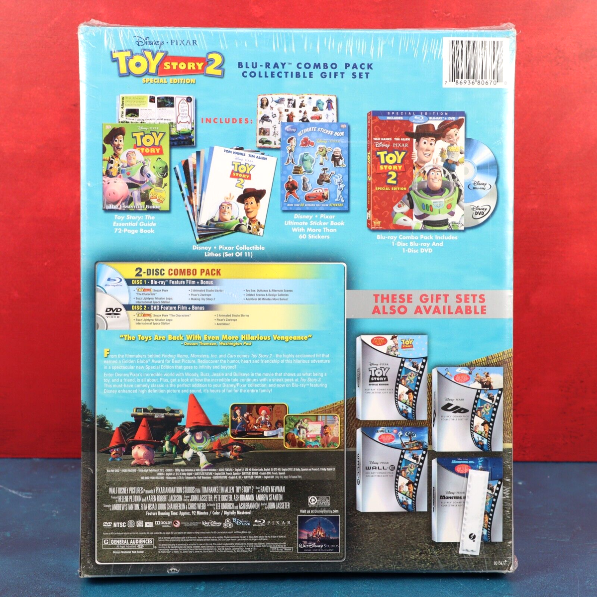 Toy Story 2 Disney Pixar Limited Edition Gift Set Includes 1 Disc