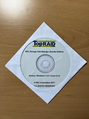 TopRAID NEC Storage Path Manager CD