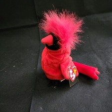 TY Beanie Baby Mac the Cardinal 1998 Rare